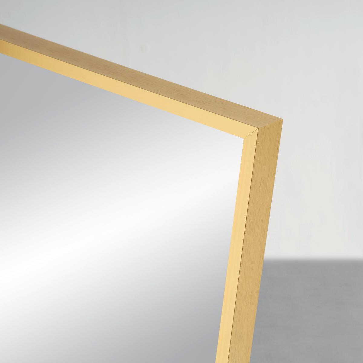 Standspiegel Kevin Goldfarben - Goldfarben, Modern, Glas/Metall (30/150/2,5cm) - Mömax