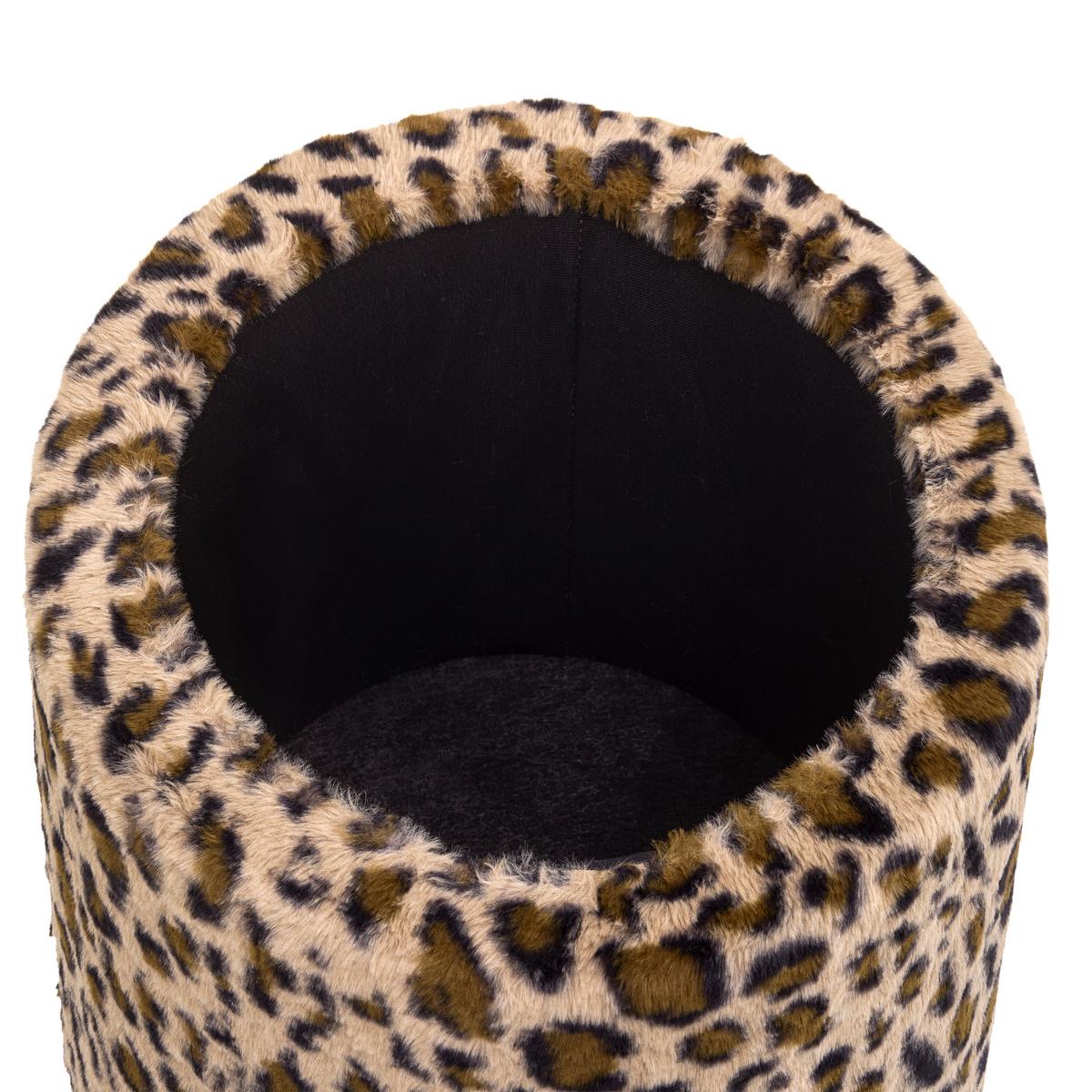 Stauraumhocker Leo Braun/Schwarz - Schwarz/Braun, LIFESTYLE, Holzwerkstoff/Textil (38/43/38cm) - Mömax