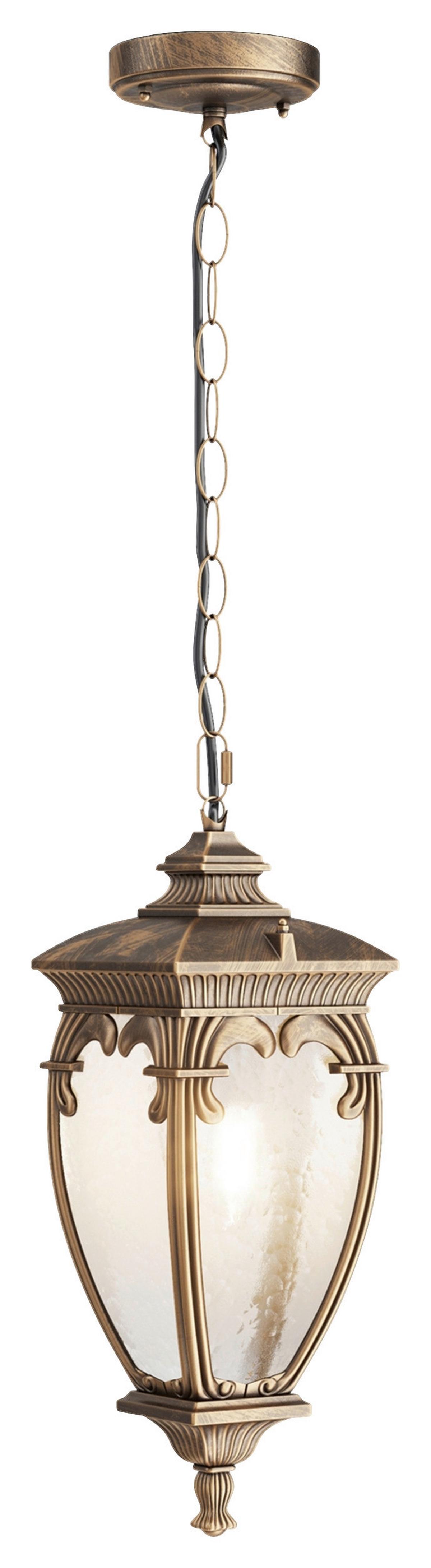 LAMPE D'EXTÉRIEUR FLEUR - noir/doré, Basics, métal/verre (40/40/15cm) - MAYTONI