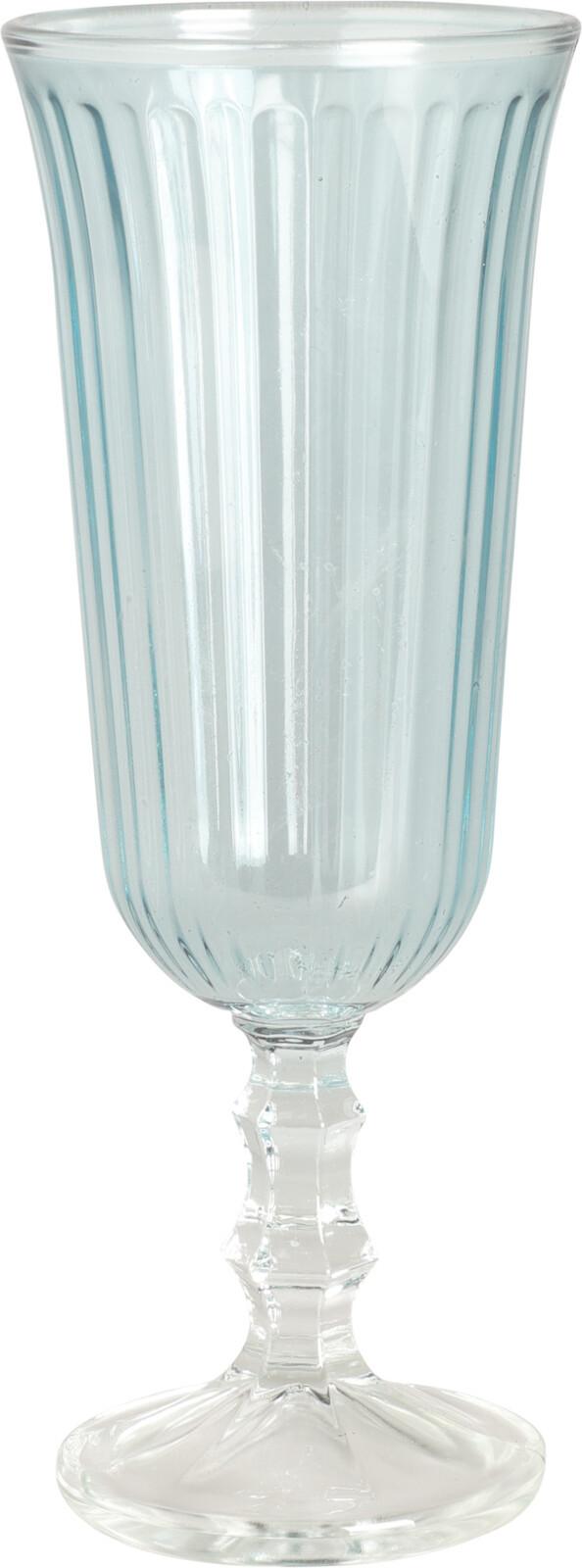 Borospohár Sea - világoskék, Trend, üveg (6/16cm)