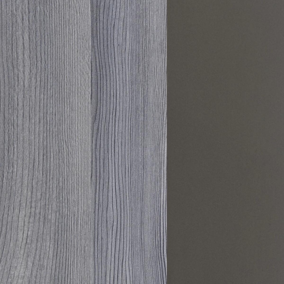 Waschtischkombi in Grau 'Arezzo' - Weiß/Silbereichenfarben, Basics, Holzwerkstoff/Stein (100cm) - Held