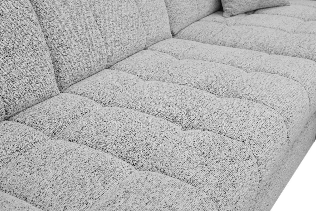 Kutna Garnitura Santorini - siva/crna, Moderno, tekstil (291/87/193cm) - Premium Living