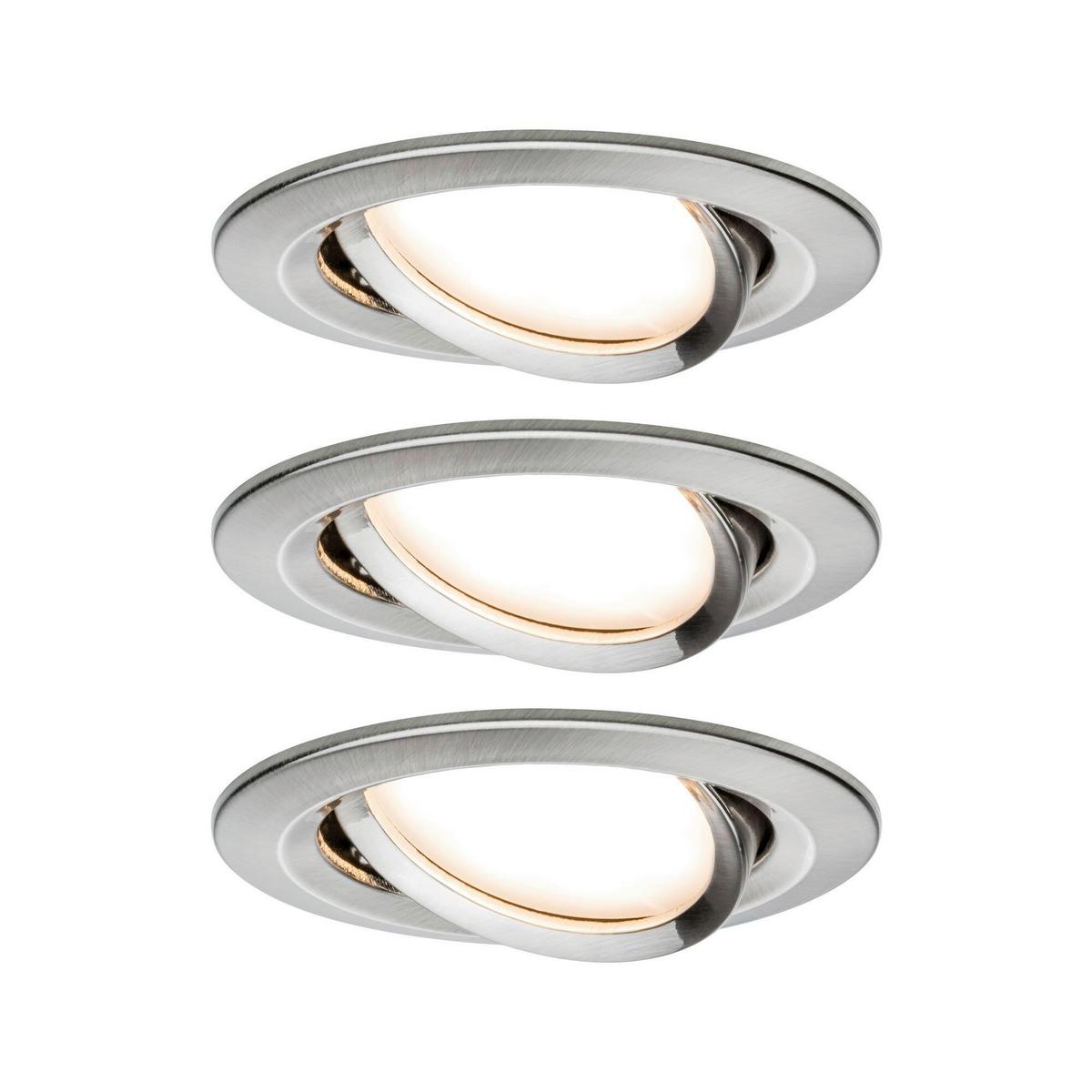 Deckenleuchte Nova in Alufarben max. 6,5 Watt - Basics (8,4cm) - Paulmann