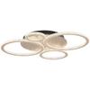 LED-TAKLAMPA NEU - champagne, Modern, metall/plast (72/62/6cm)