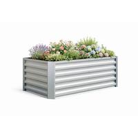 Hochbeet Vcm Beet "galdo L" - Silberfarben, Modern, Metall (120/57/60cm)