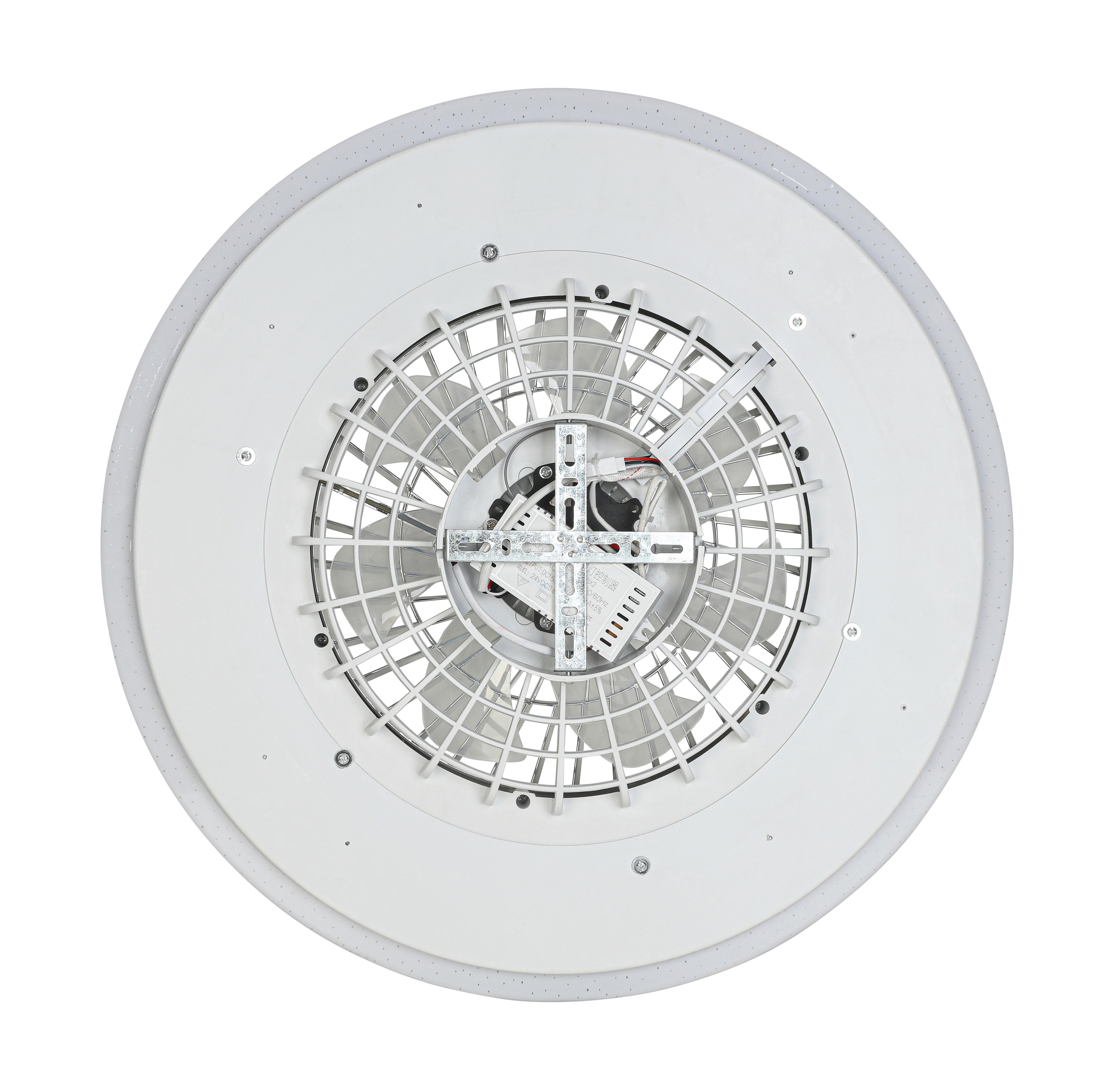 LED-TAKLAMPA LUFTIKU - vit/kromfärg, Klassisk, metall/plast (58/14,5cm) - Premium Living