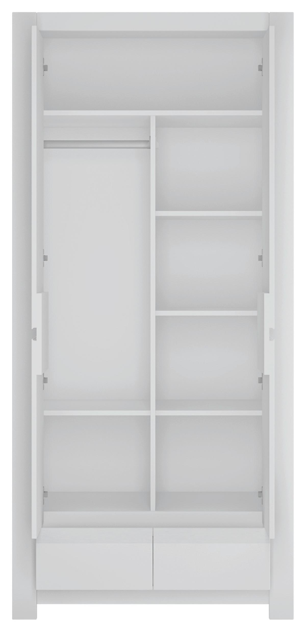 Ormar S Klasičnim Vratima Novi - bijela, Moderno, drvni materijal (92/198/58,2cm) - Premium Living