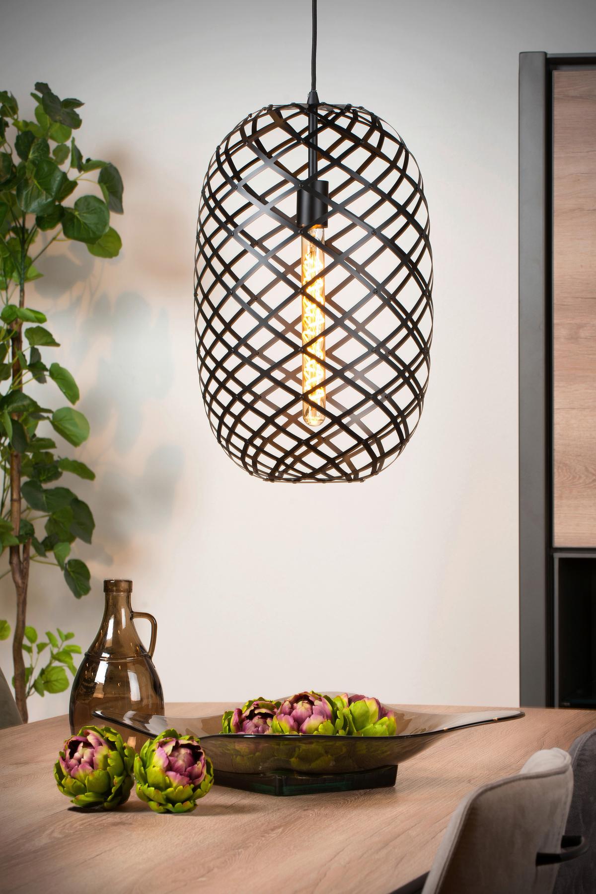 LAMPA WISZĄCA 21417/32/30 WOLFRAM - czarny, Konventionell, metal (32/180cm) - Lucide