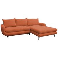 Kutna Garnitura Wave - crna/terakota, Moderno, drvo/metal (266/189cm) - Modern Living