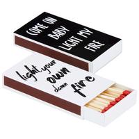 Streichhölzer Flame diverse Designs - Basics, Karton (2/6,5/11cm) - Modern Living