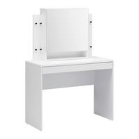 Kozmetična Miza Eva, Bela - Moderno, steklo/leseni material (100/140/45cm) - Mömax