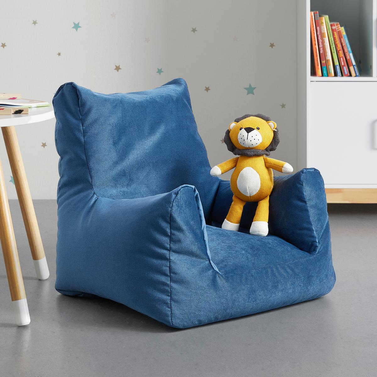 Dječja Fotelja Kids - plava, tekstil (70/55/70cm) - Modern Living