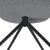STOL MED ARMSTÖD KARO - grå/svart, Modern, metall/textil (58/88/65cm) - Bessagi Home
