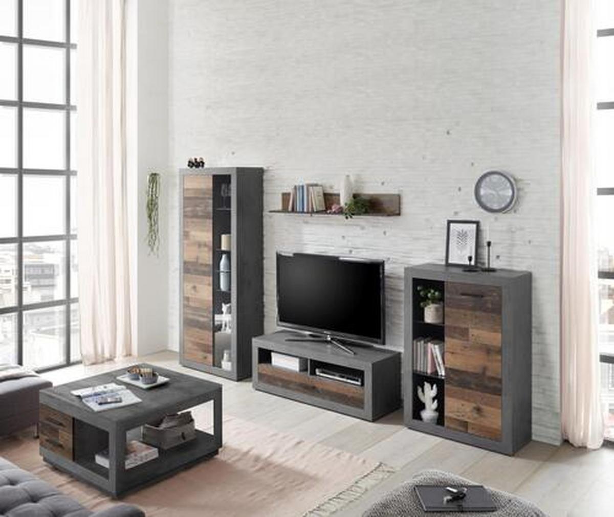STOLIK KAWOWY FULDA   -TIME- - antracytowy/czarny, Design, materiał drewnopochodny (80/80/45,6cm) - Ti'me