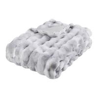 Felldecke Svea Grau ca. 140x200cm - Grau, Textil (140/200cm) - Premium Living