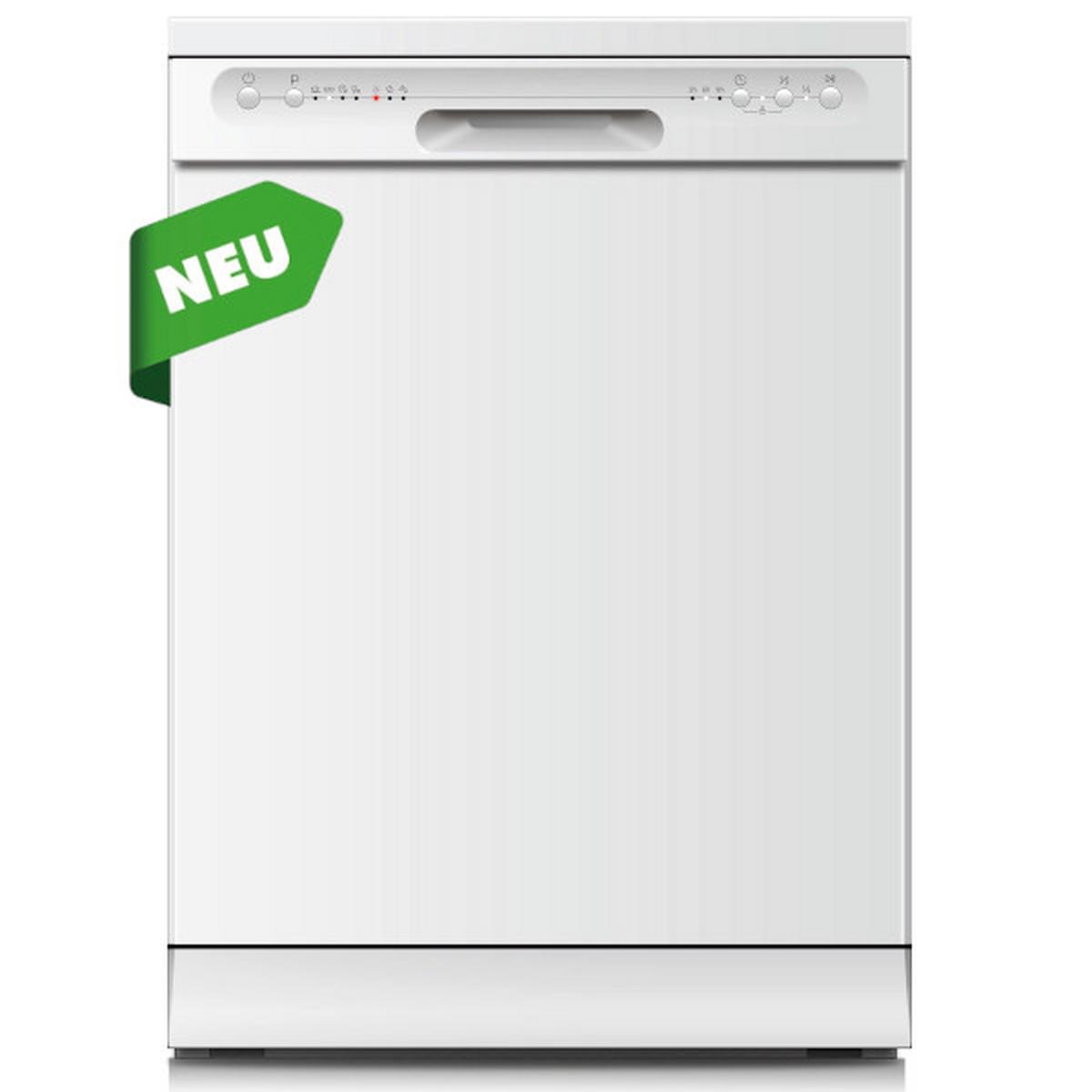 Geschirrspüler GSP12-6E Weiß - Weiß, Trend, Kunststoff/Metall (59,8/84,5/60cm) - PKM