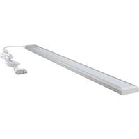 Lichtleiste Weiß max. 15 Watt - Weiß, Basics, Kunststoff/Metall (90/5/1,3cm)