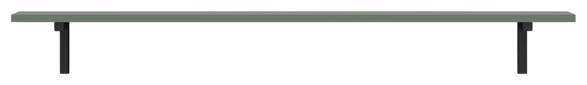 Panou de perete POZZI - verde gri, Trend, material pe bază de lemn (120/13,6/20cm) - Modern Living