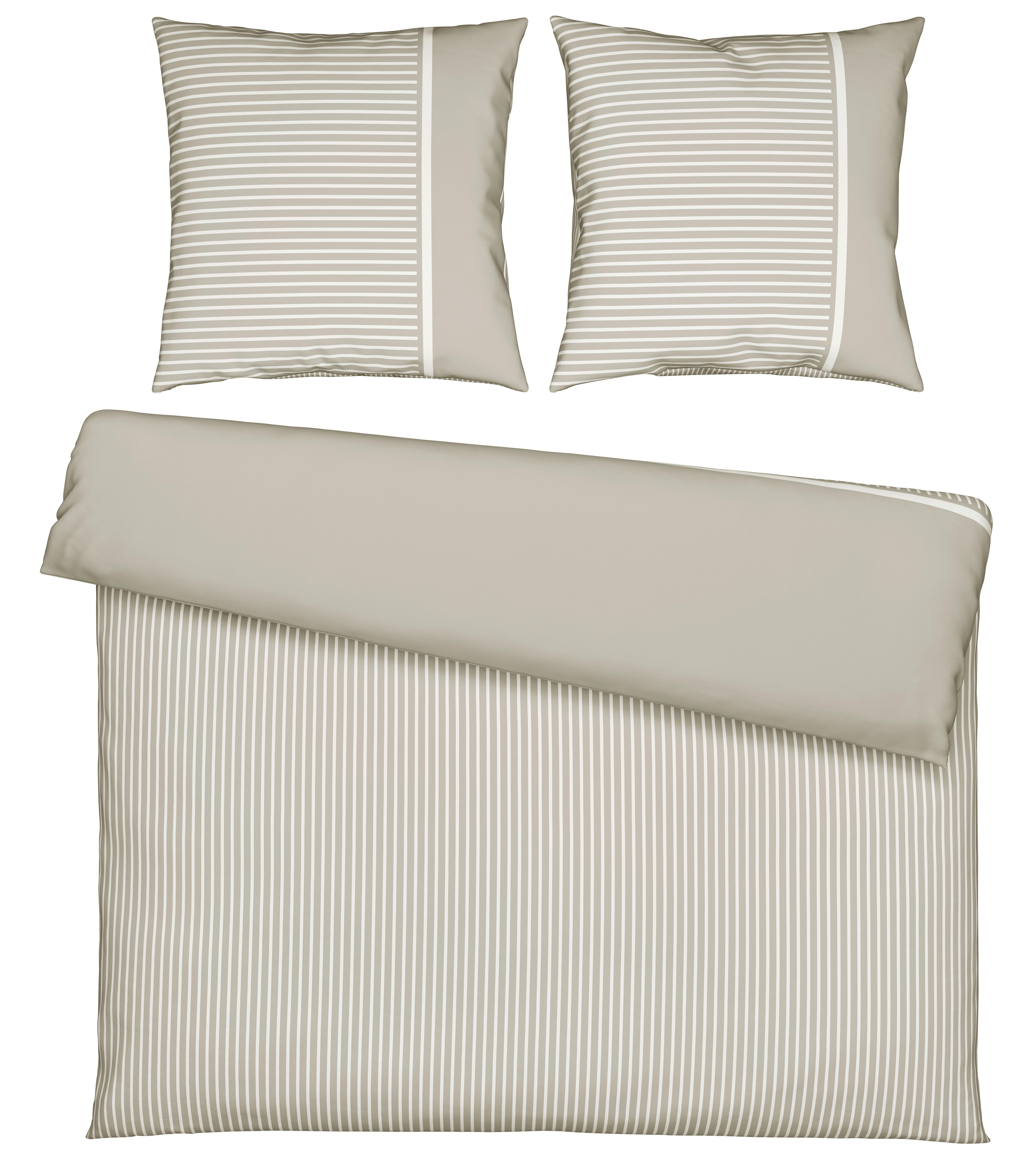 BETTWÄSCHESET JOHANNES XXL - Hellbraun, Konventionell, Textil (200/210cm) - Mömax