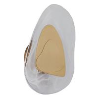 LED-WANDLEUCHTE 78411M DORSEY - Klar/Weiss, Design, Glas/Metall (20,3/31,5cm) - Globo