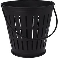 Tűzrakóhely Steve - fekete, fém (39/38cm)