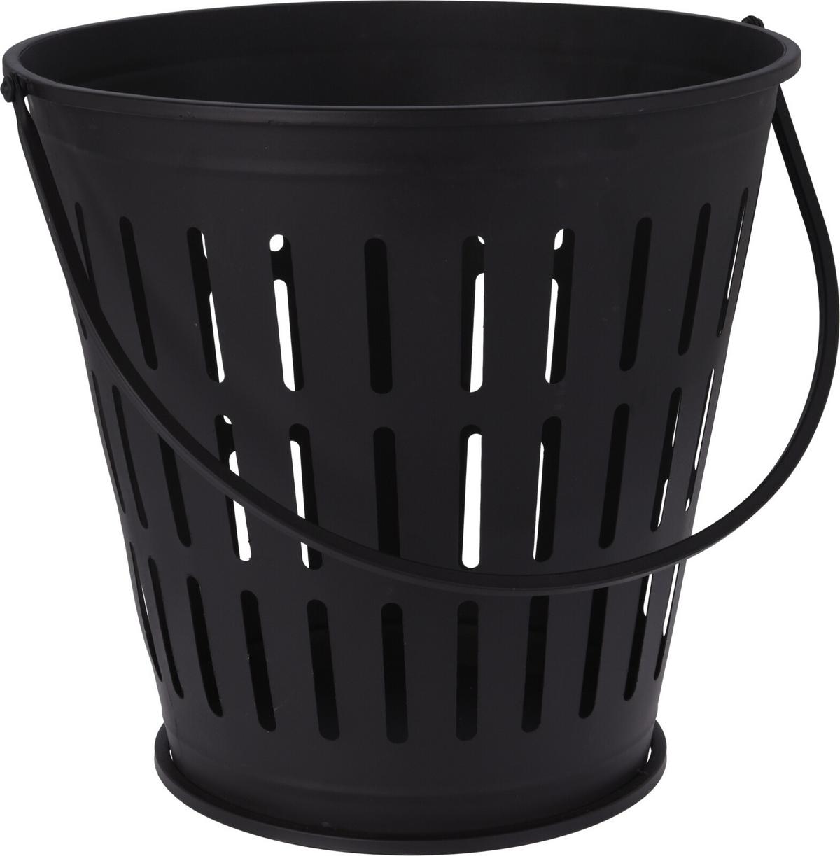 Tűzrakóhely Steve - fekete, fém (39/38cm)