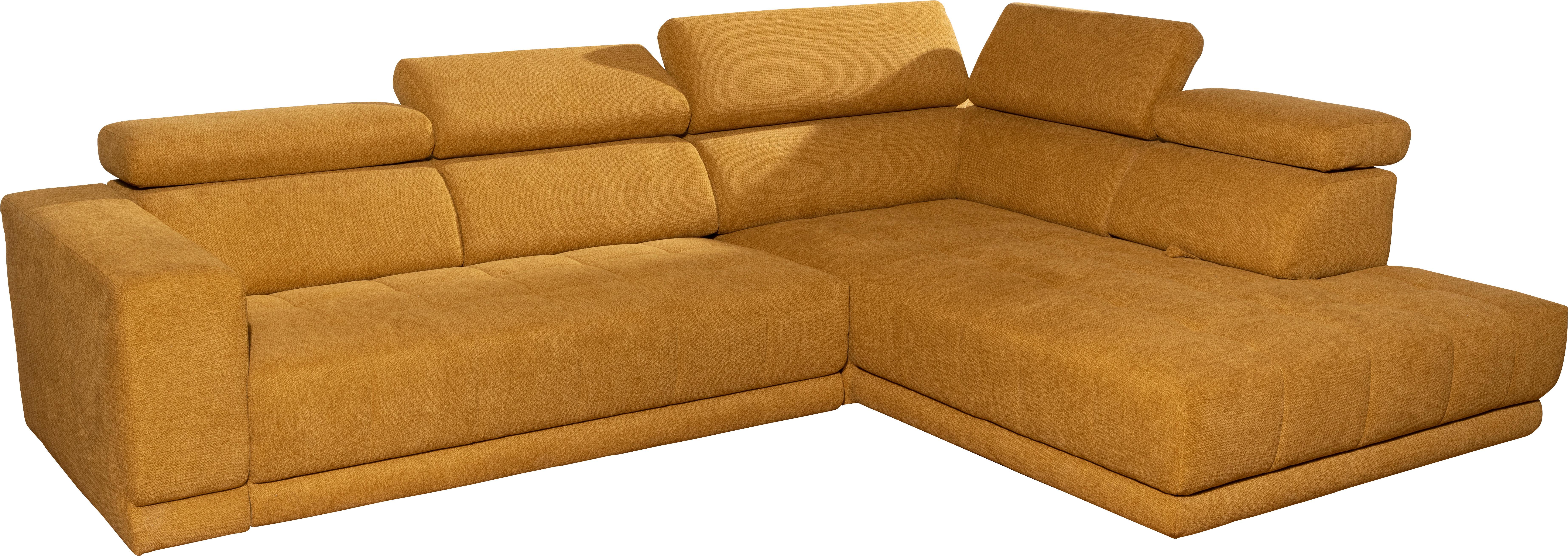 Kutna Garnitura Portland - curry žuta/crna, Konvencionalno, tekstil/plastika (321/78-98/230cm) - Mömax