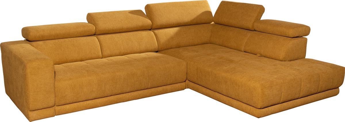 Kutna Garnitura Portland - curry žuta/crna, Konvencionalno, tekstil/plastika (321/78-98/230cm) - Mömax