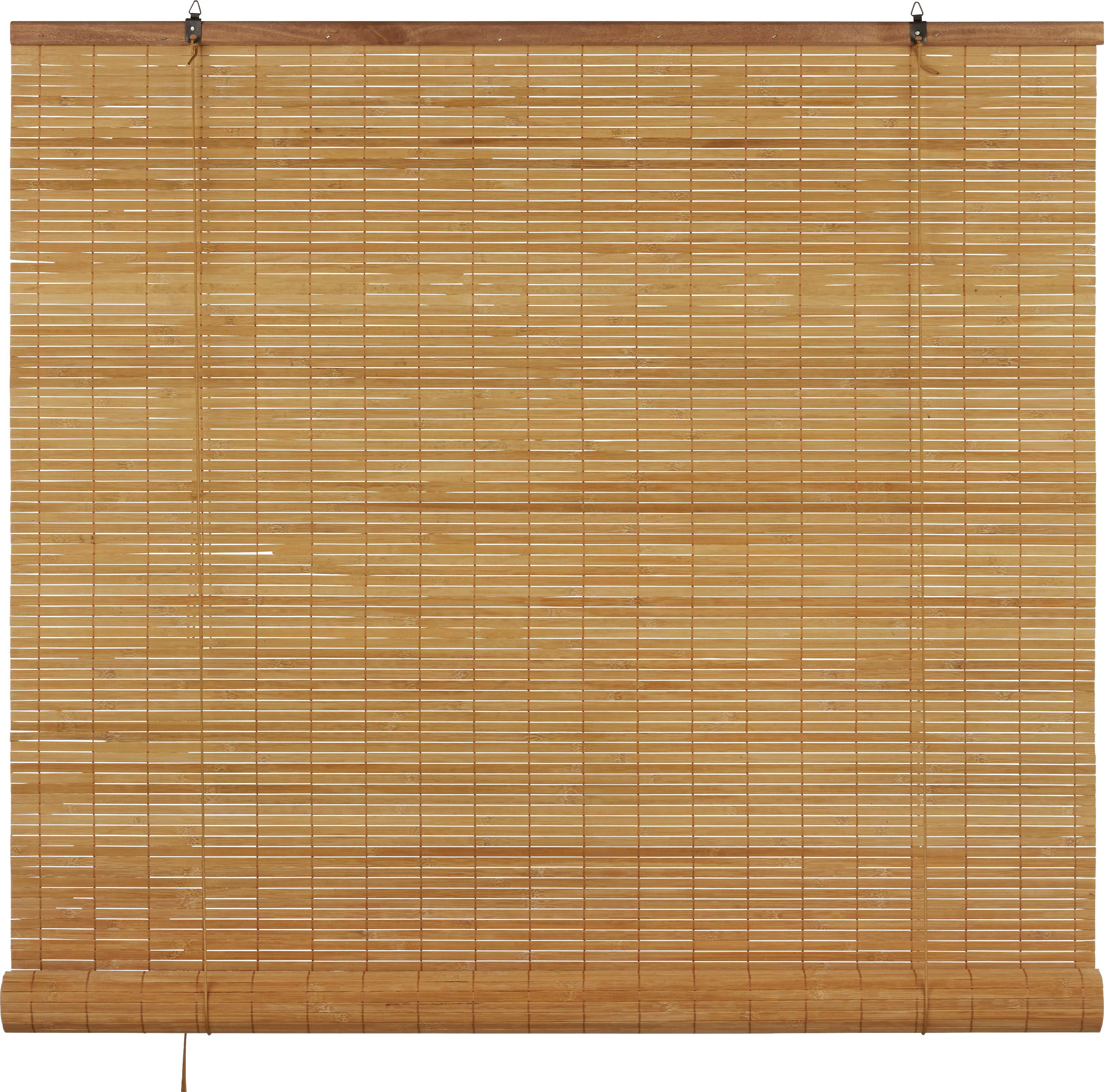 Rollo Woody Braun ca. 100x180cm - Braun, LIFESTYLE, Holz (100/180cm) - Mömax modern living