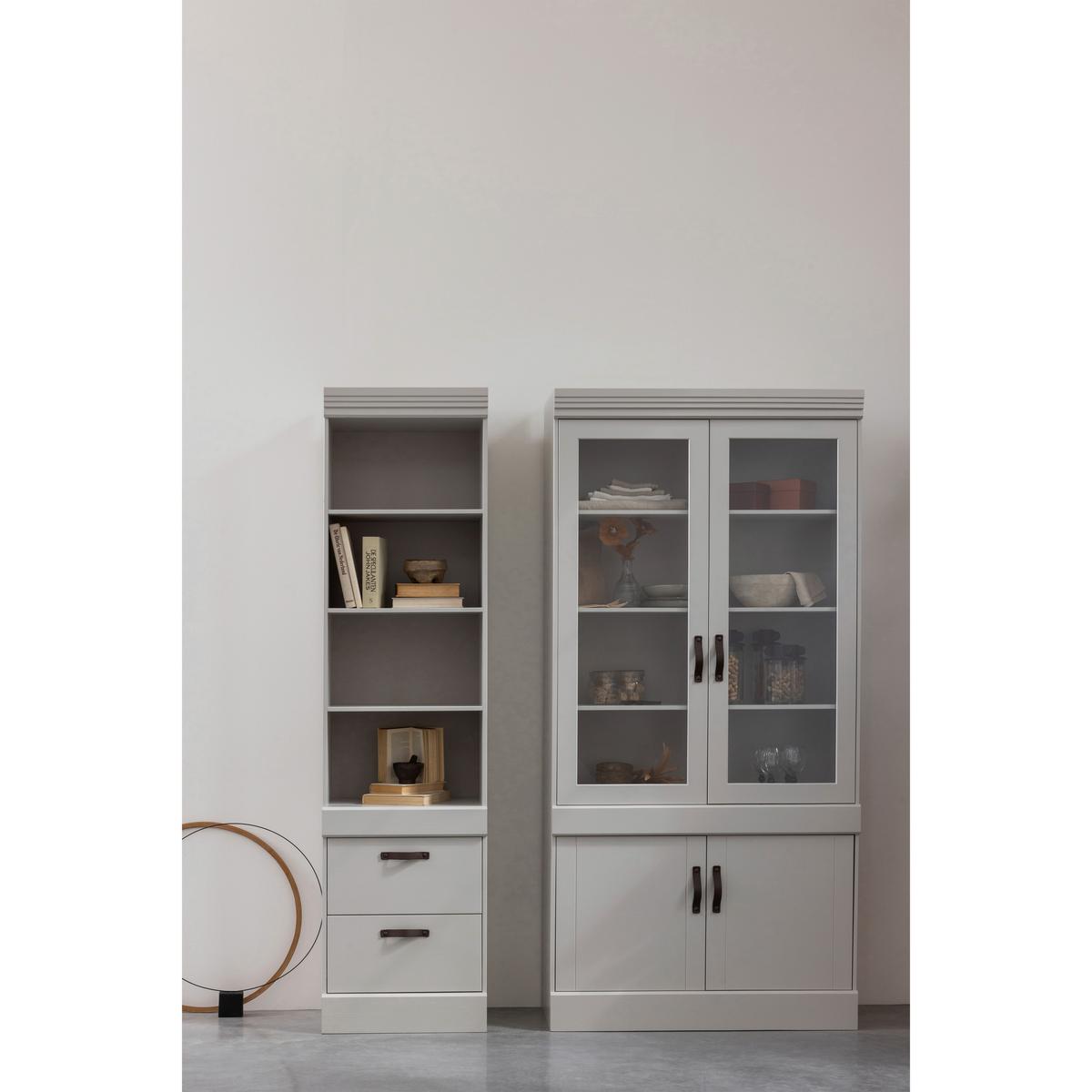 Mehrzweckschrank Bold Weiß - Weiß, Design, Holz (54/215/43cm) - Livetastic