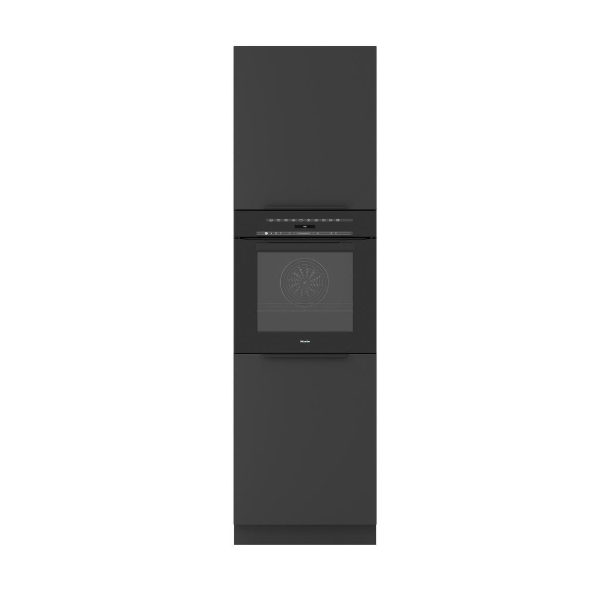 Element Za Ugradni Šporet Siena - crna, Moderno, metal/pločasti materijal (60/210/57cm) - Modern Living