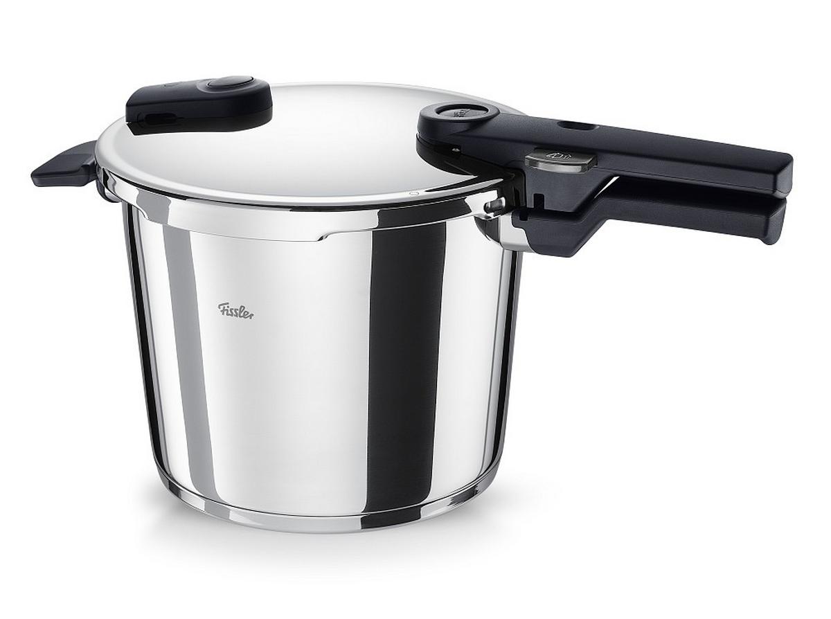 SZYBKOWAR 600-410-04-070/0 FISSLER - kolor srebrny, Basics, metal (4.5l) - Fissler