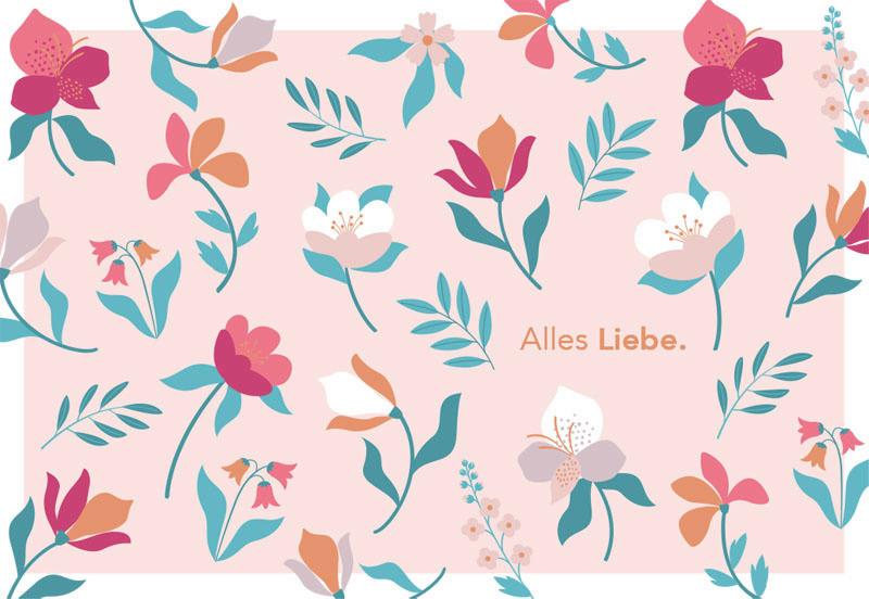 Glückwunschkarte Kupfergold aus Papier - Multicolor, Basics, Papier (24/17,5cm)