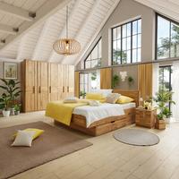Bett in Eichefarben ca. 180x200cm - Eichefarben, KONVENTIONELL, Holz (180/200cm) - ecoTree