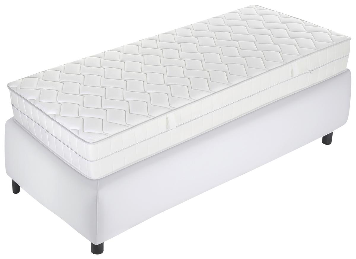 Kaltschaummatratze Air Deluxe ca. 90x200 cm - Weiß, Basics, Textil (90/200cm) - MID.YOU