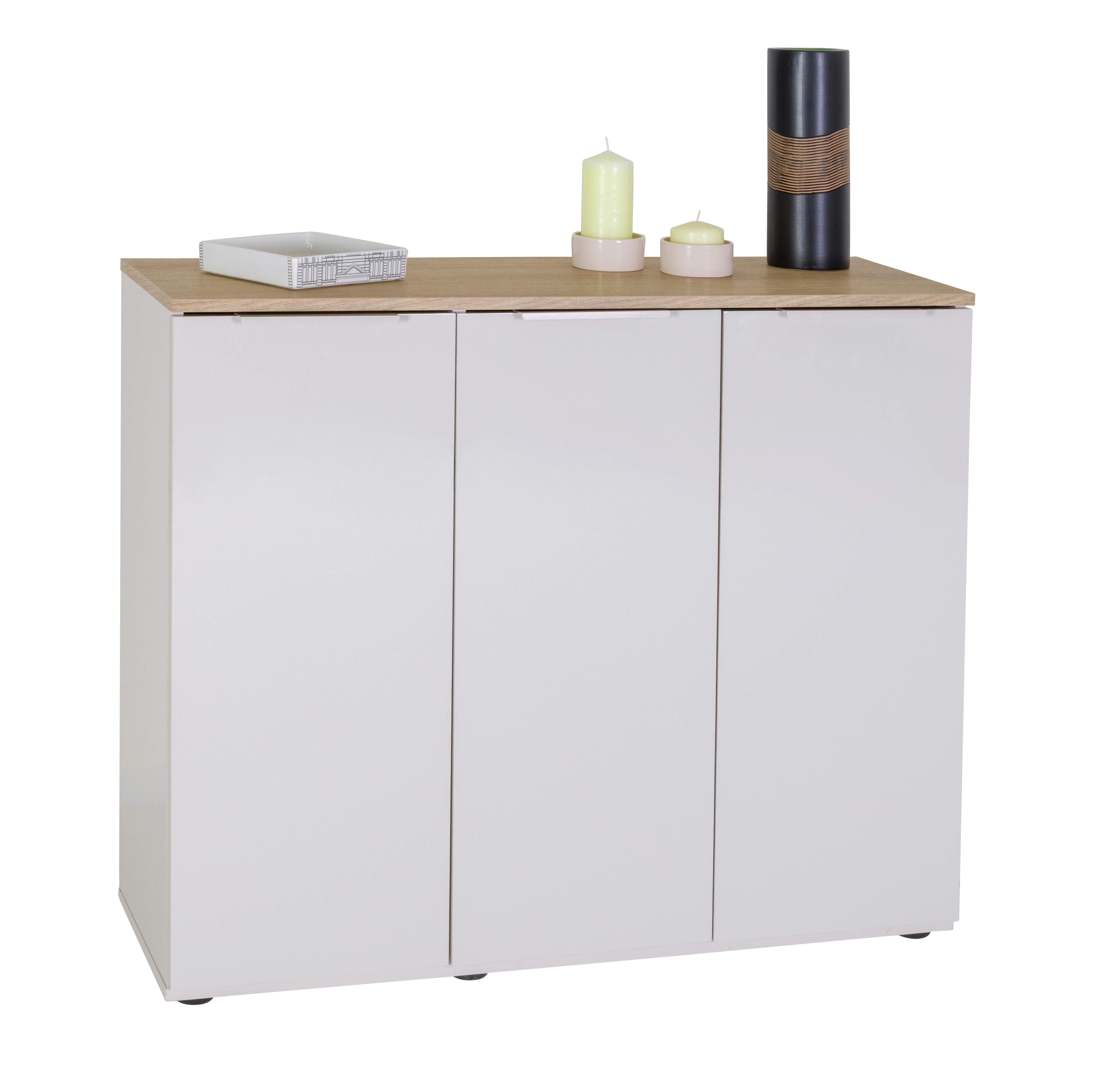 BYRÅ MACCHIATO -EXKLUSIV- - svart/kashmir, Modern, metall/trämaterial (103,2/88,5/35,5cm) - Mömax