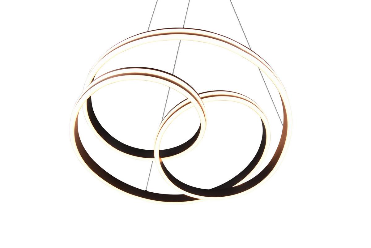LED-Hängeleuchte Nuria Schwarz max. 60 Watt - Schwarz, Basics, Metall (60/150cm) - Trio Leuchten