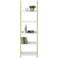 Regal Weiß/Naturfarben - Naturfarben/Weiß, MODERN, Holz (55/178/35cm) - Modern Living Regal Weiß/Naturfarben - Naturfarben/Weiß, MODERN, Holz (55/178/35cm) - Modern Living