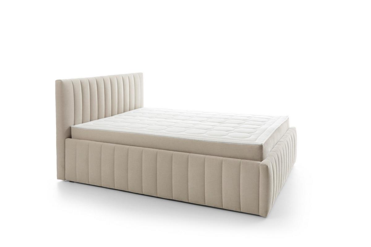 Polsterbett Orinoco Beige ca. 180x200cm - Beige, MODERN, Holz/Holzwerkstoff (180/200cm) - Mömax