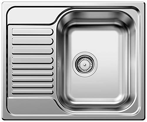 Spüle Tipo 45S, Typ:516524 Edelstahl - Edelstahlfarben, MODERN, Metall (60,5/50cm) - Blanco