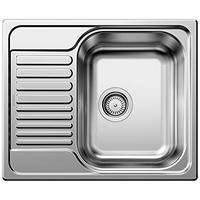 Spüle Tipo 45S, Typ:516524 Edelstahl - Edelstahlfarben, MODERN, Metall (60,5/50cm) - Blanco