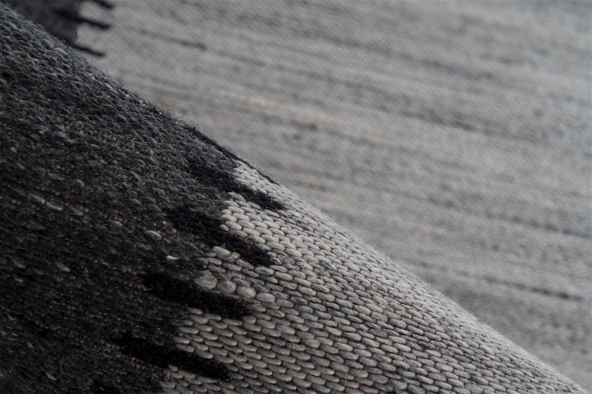 FLACHWEBETEPPICH PHOENIX 310 GRAU / ANTHRAZIT - Anthrazit/Grau, Konventionell, Textil (120/170cm) - Kayoom