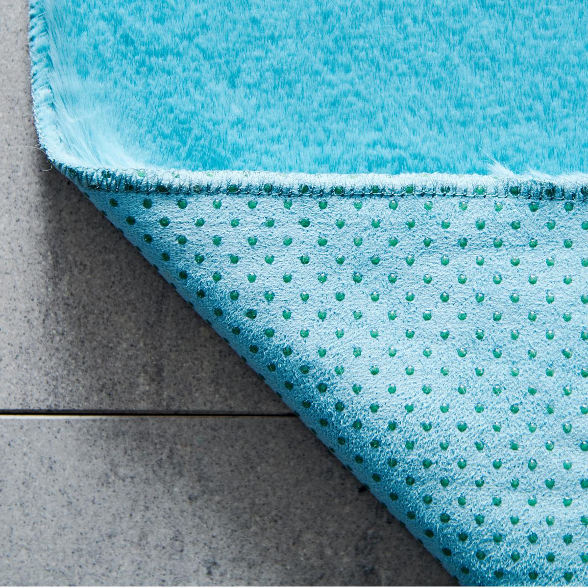 Kupaonski Tepih Robert 60x100cm - plava, Moderno, tekstil (60/100cm) - Premium Living