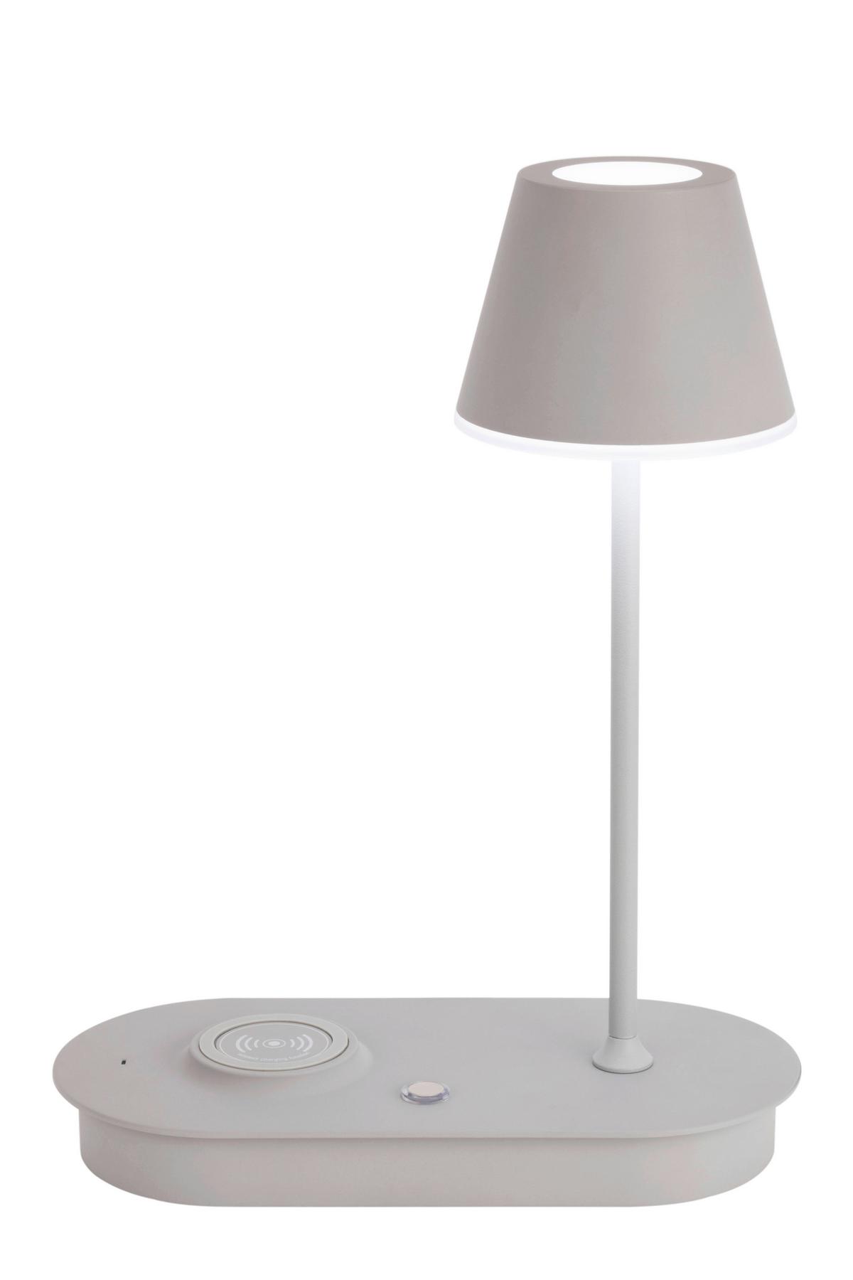 LAMPA STOŁOWA LED PATERSON *SBN* - szary, Design, tworzywo sztuczne/metal (25/12/33cm) - Novel