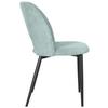 STOL ZOE - mintgrön/svart, Lifestyle, metall/textil (51/82/57cm) - Mömax