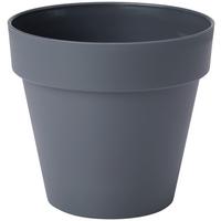 Kaspó Icona Soft Mat 16 - antracit, Konventionell, műanyag (16/14,3cm) - Mömax