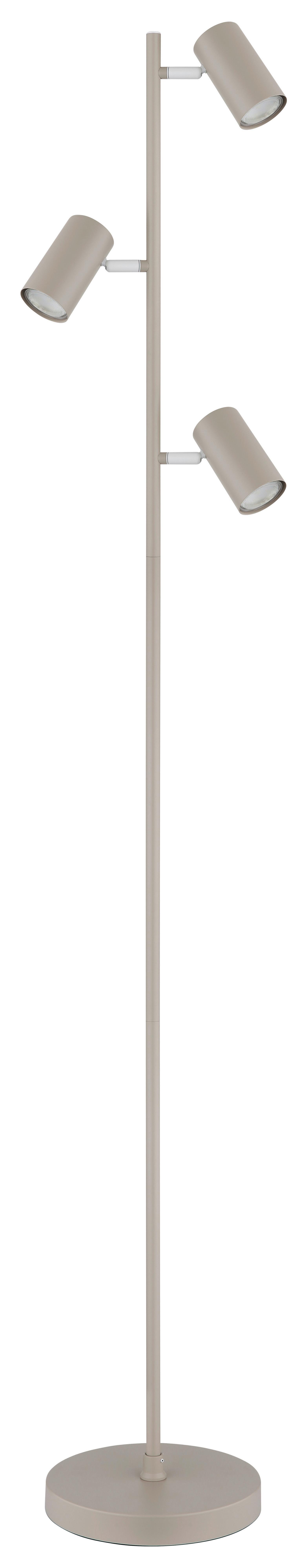 Állólámpa 57911ssa Robby - homokszínű/fehér, Design, műanyag/fém (23/154cm) - Globo