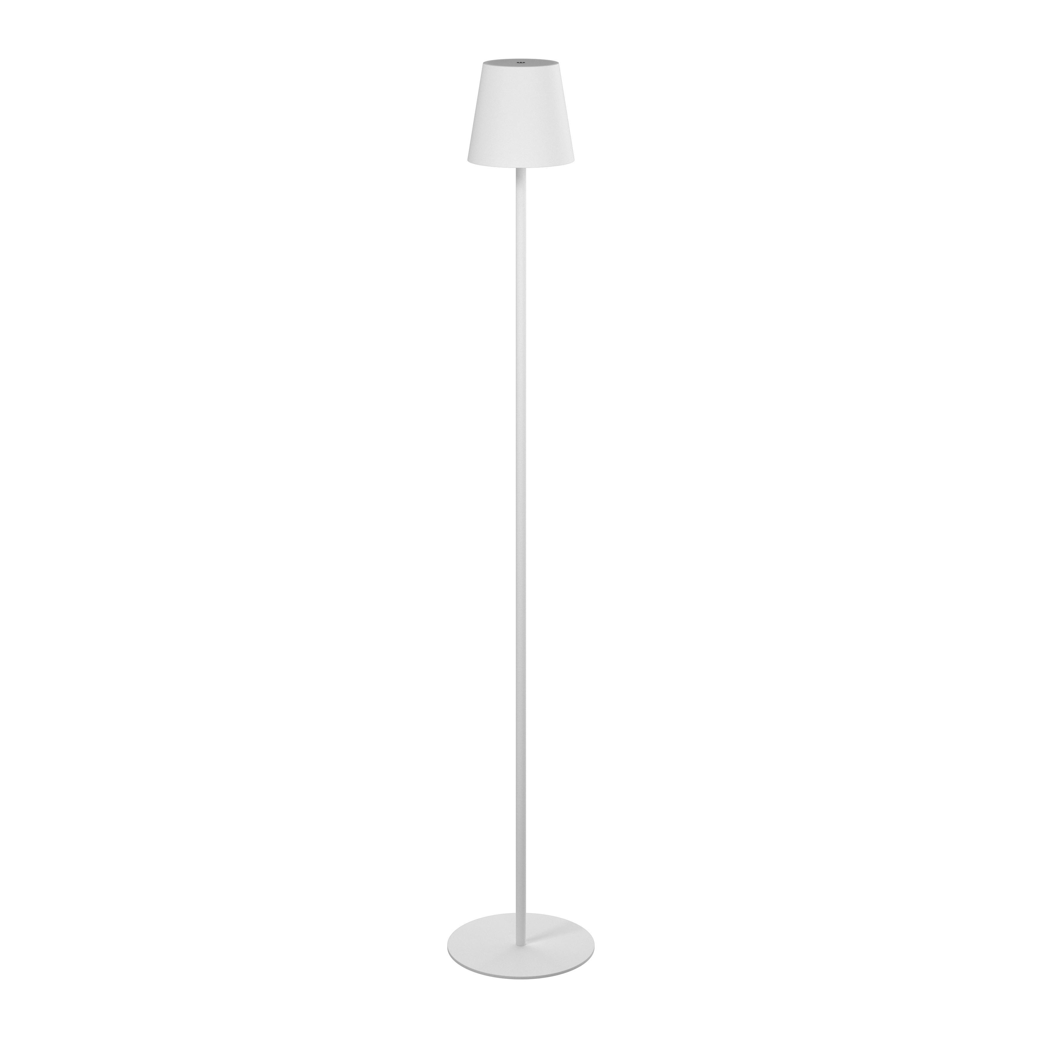 AKUMULATOROWA LAMPA STOJĄCA FORT LAUDERDALE *SBN* - biały, Design, tworzywo sztuczne/metal (22/130cm) - Novel
