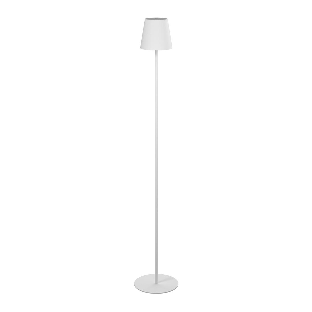 AKUMULATOROWA LAMPA STOJĄCA FORT LAUDERDALE *SBN* - biały, Design, tworzywo sztuczne/metal (22/130cm) - Novel