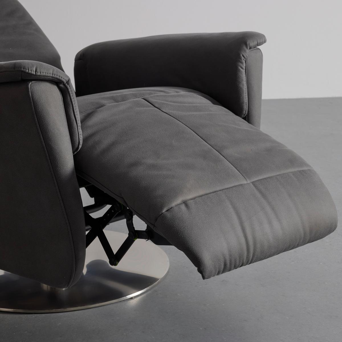 Relaxsessel Tom in Graphitfarben - Graphitfarben, Modern, Textil/Metall (78/108/85cm) - Premium Living